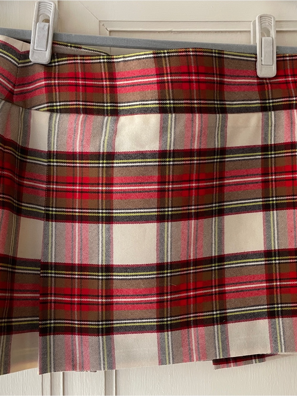 Burberry Red, Brown and Black Tartan Piece